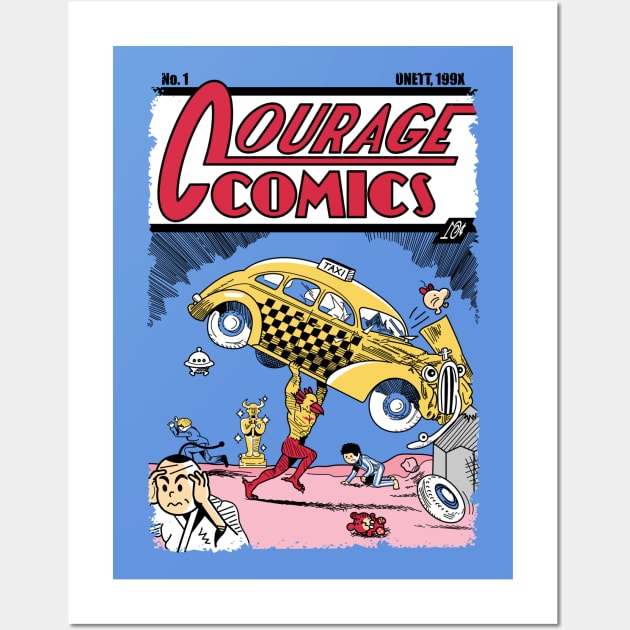 Courage Comics Wall Art by Haragos